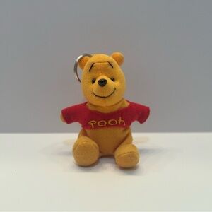 Disney Winnie the Pooh Keychain - Yellow and Red